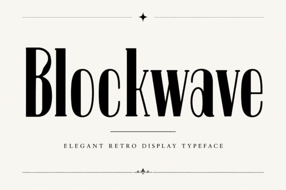 Blockwave: Crafting Digital Impressions with Modern-Retro Poise