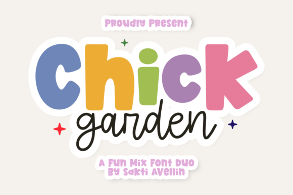 Chick Garden Duo: A Playful Font for Modern Brands