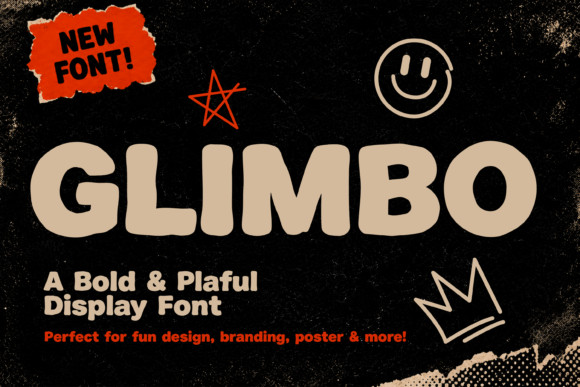 Glimbo: A Playful Retro Font for Bold Designs