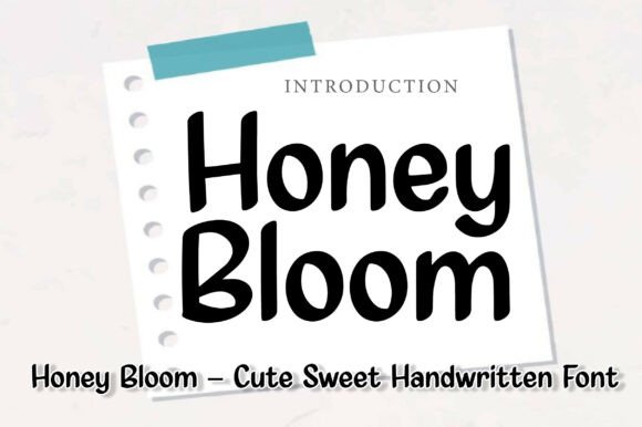 Honey Bloom: The Handwritten Font for Heartfelt Designs