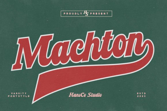 Machton: The Varsity Font for Bold Branding