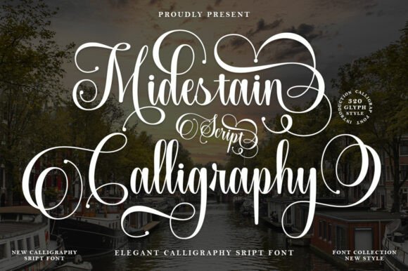 Midestain Calligraphy: A Font That Brings Ideas to Life