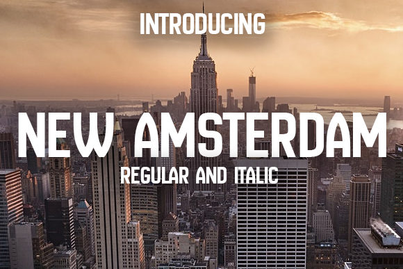 New Amsterdam: A Clean Font for Striking Visuals