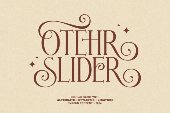 Other Slider: A Modern Serif with Vintage Sparkle