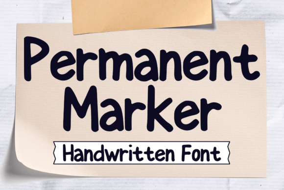 Permanent Marker: A Creative Font for Daily Design Needs