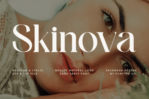 Skinova: Where Modern Typography Meets Natural Elegance