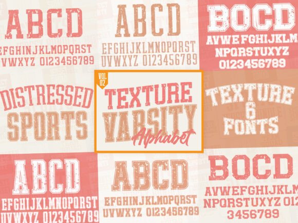 Texture Varsity Alphabet: More Than Just a Typeface