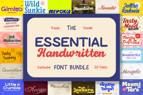 The Essential Handwritten Bundle: Fonts with a Human Heart