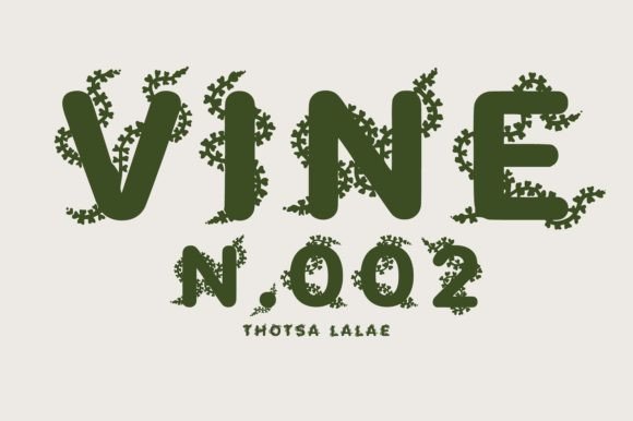 Vine N.002: The Botanical Font for Your Next Project